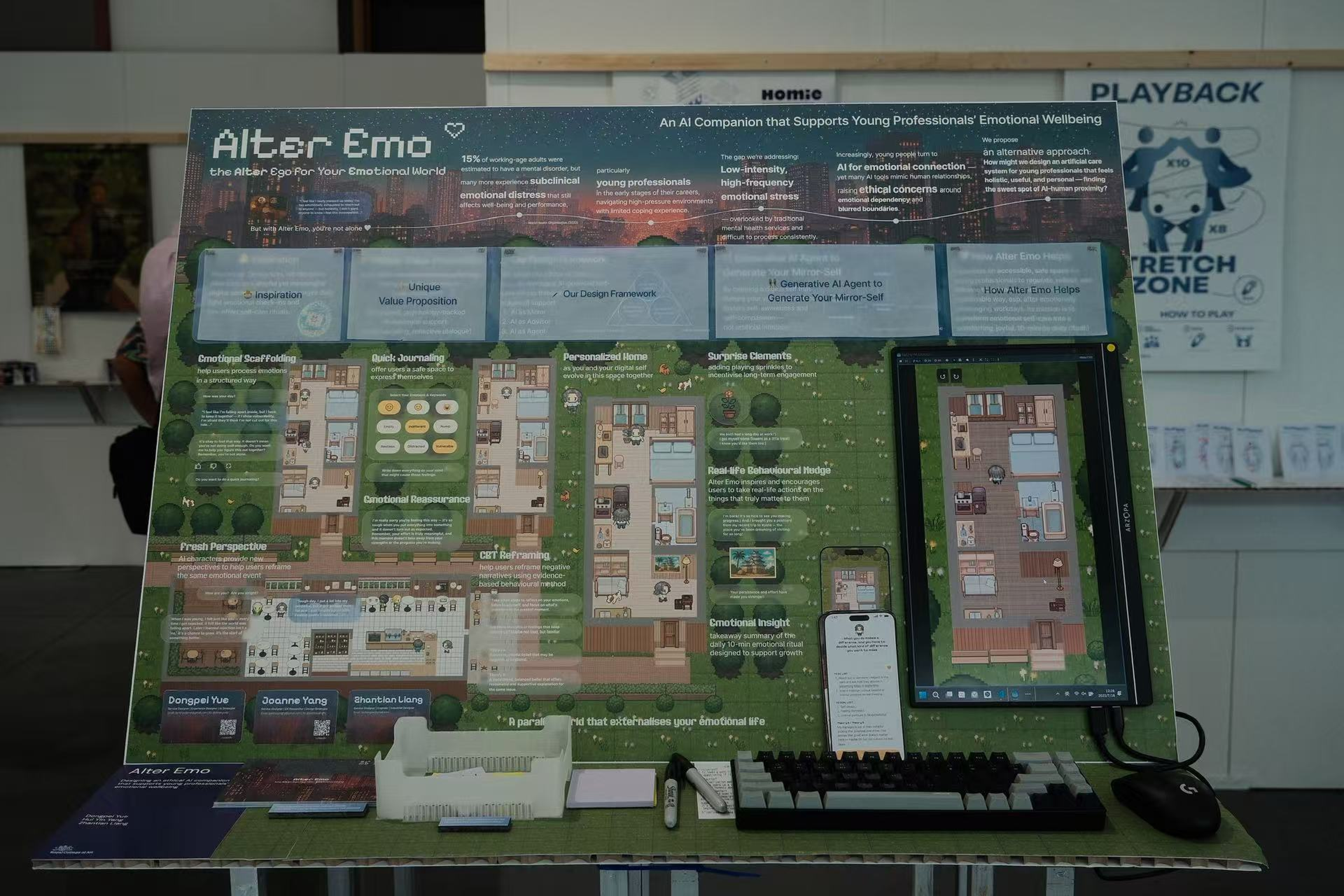 Alter Emo exhibition board