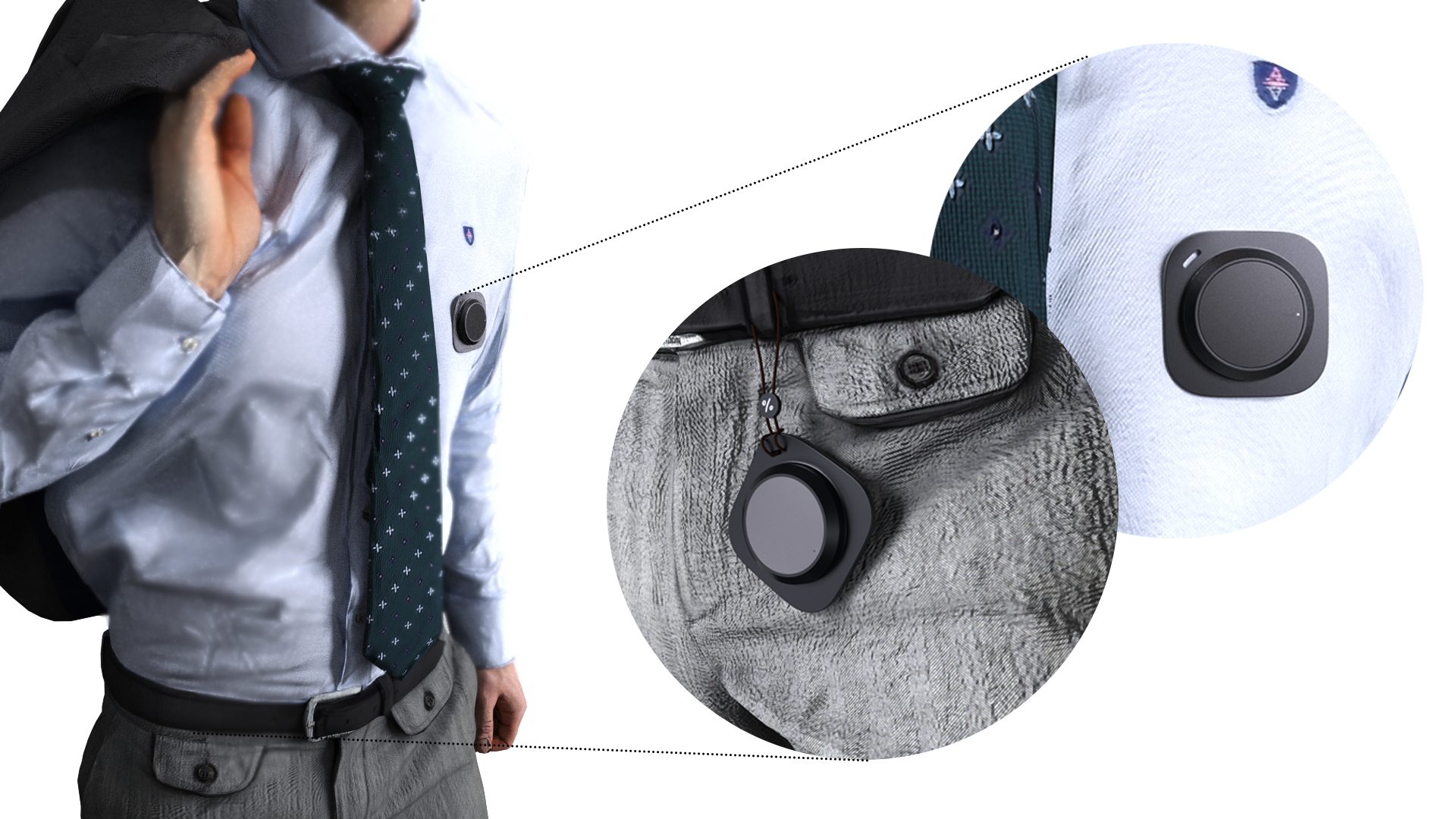 100% Cleaner wearable and pocket display