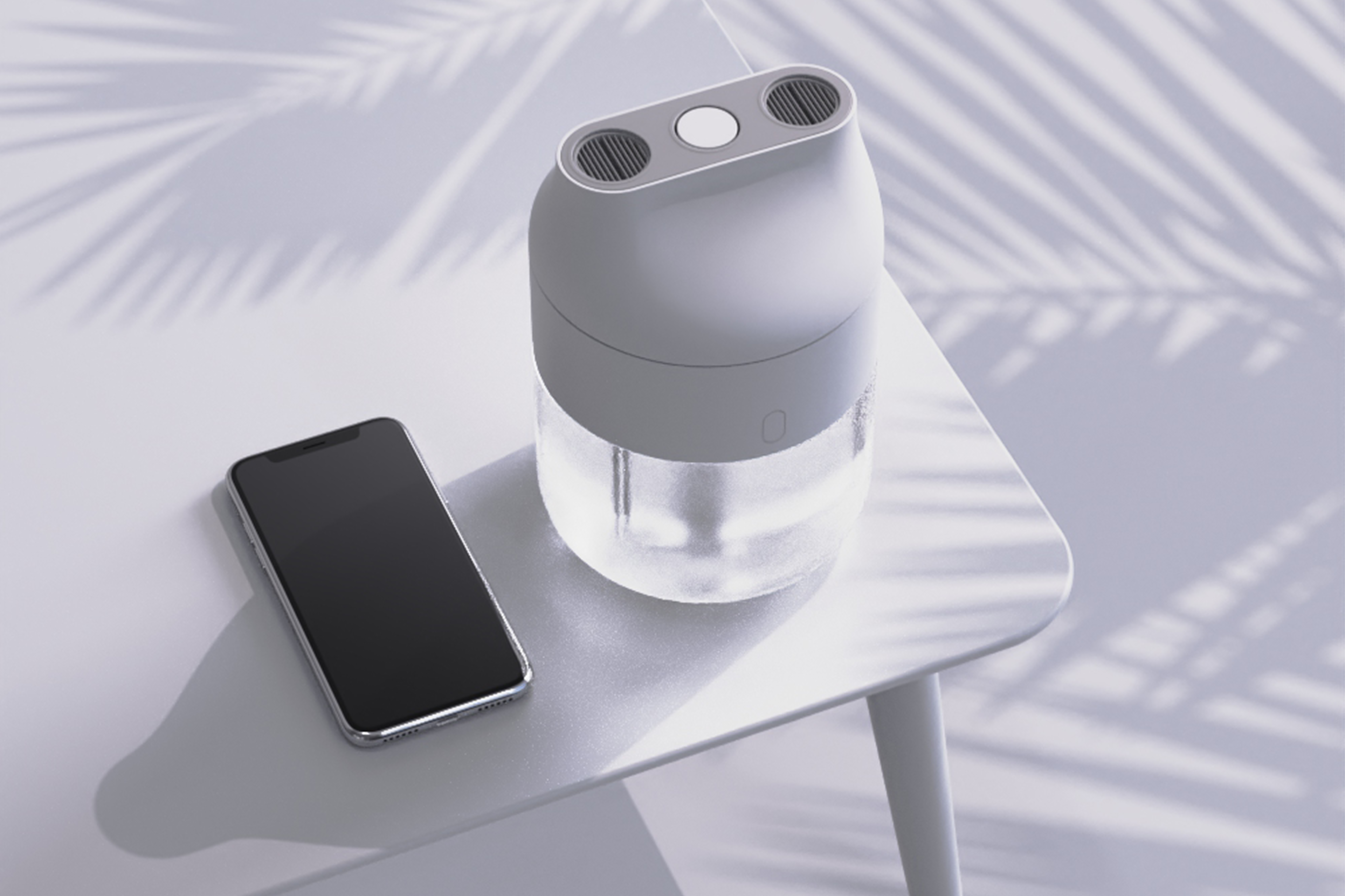 Compact humidifier concept