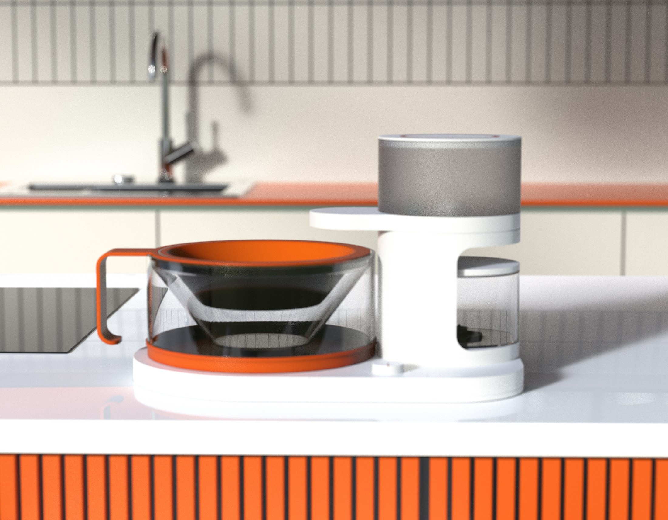 Water-State Cooker main product render