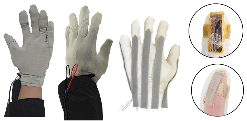 Glove structure and fingertip actuator integration