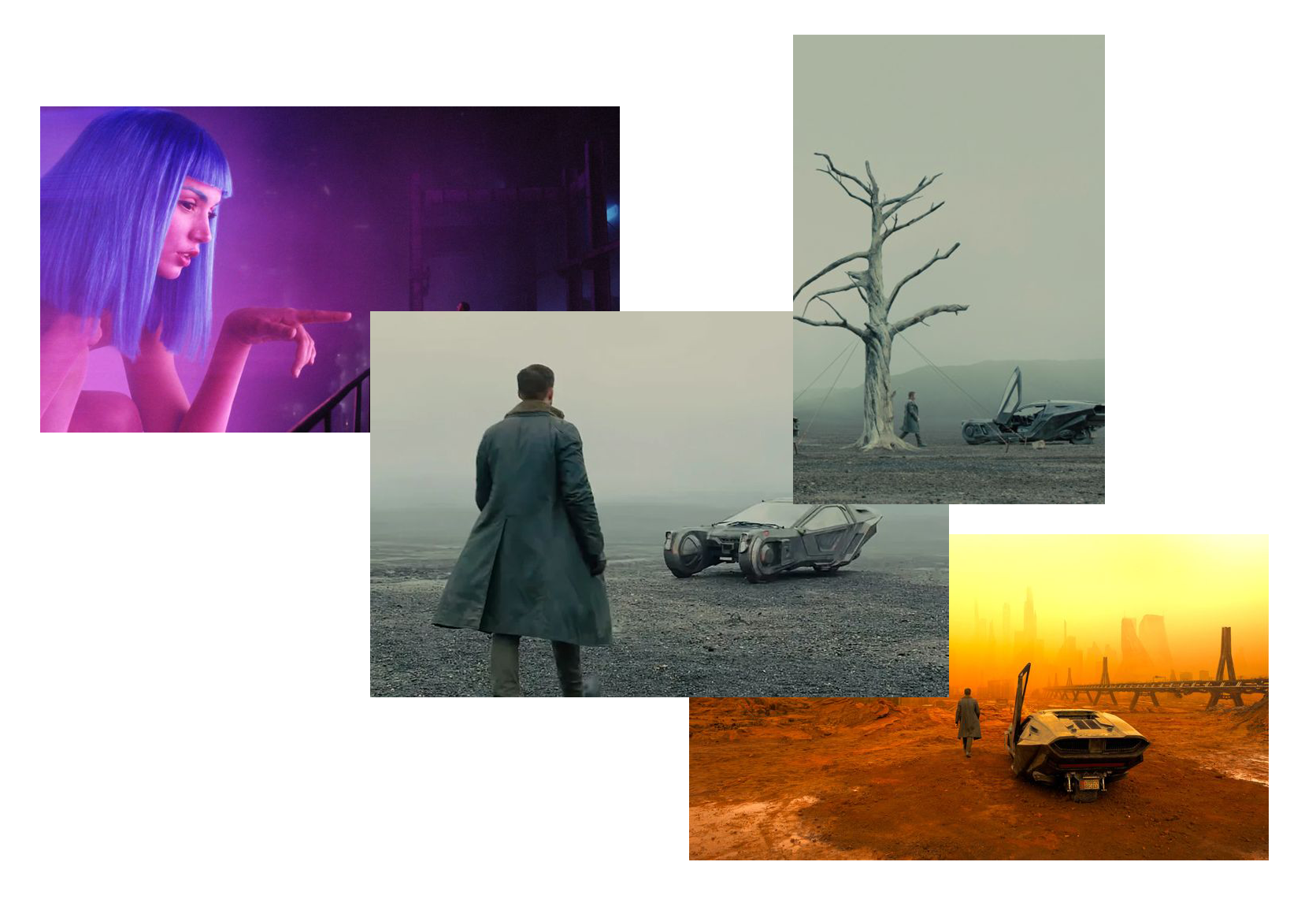 Robotic arm inspiration collage and vehicle form reference